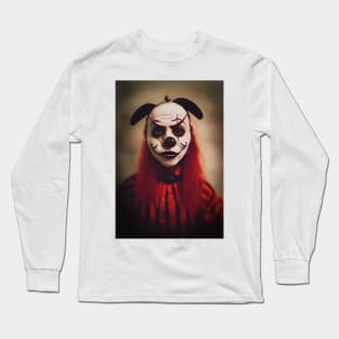 A Creepy, Scary Clown Long Sleeve T-Shirt